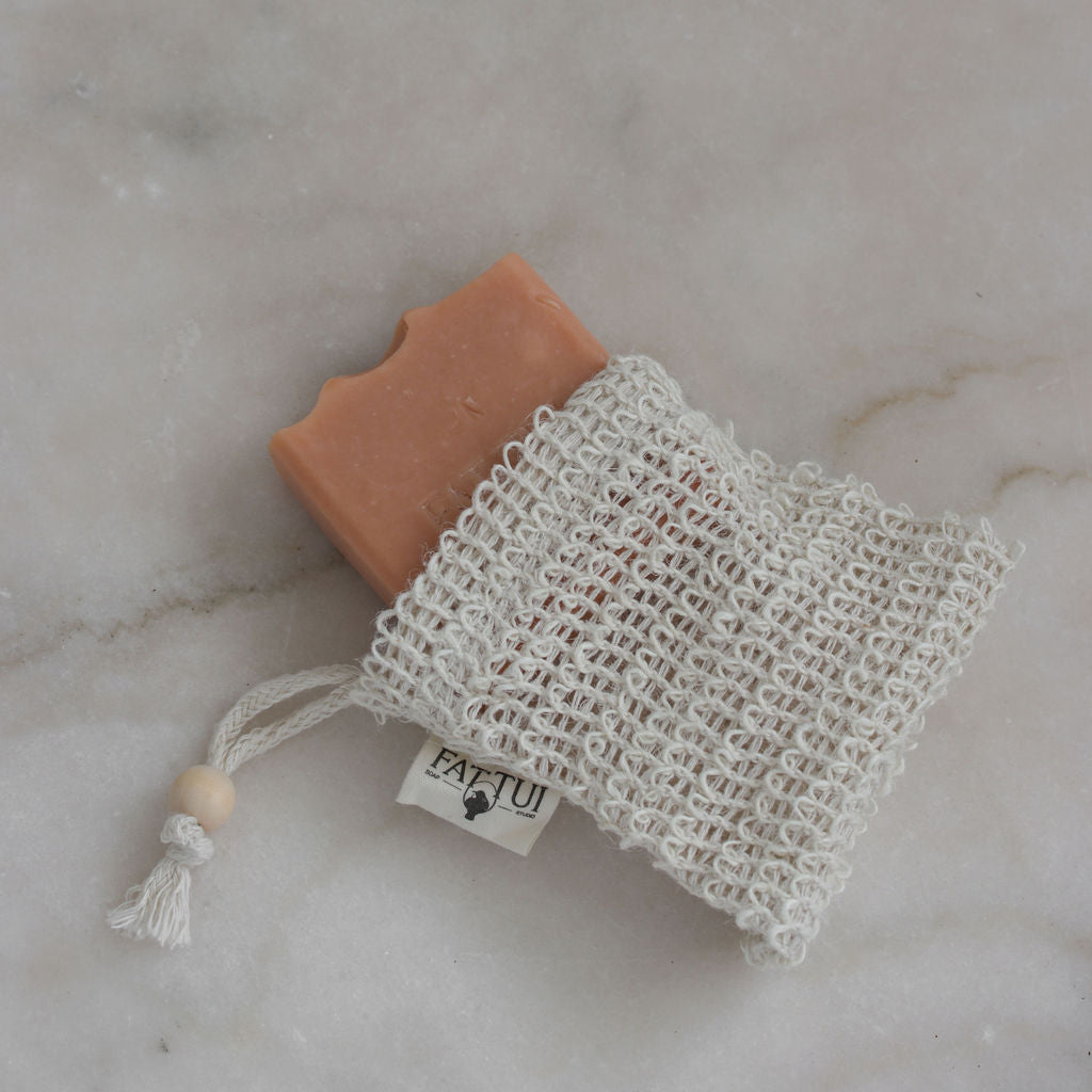 Sisal Soap Pouch