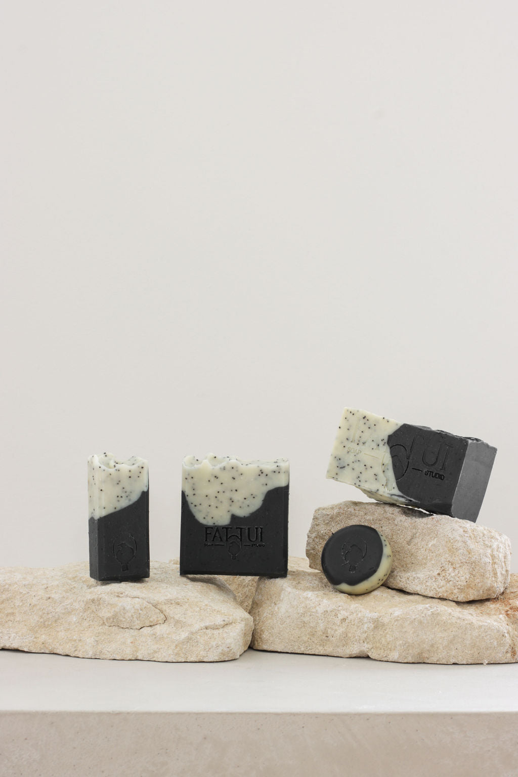 Charcoal and Poppy Seed Soap