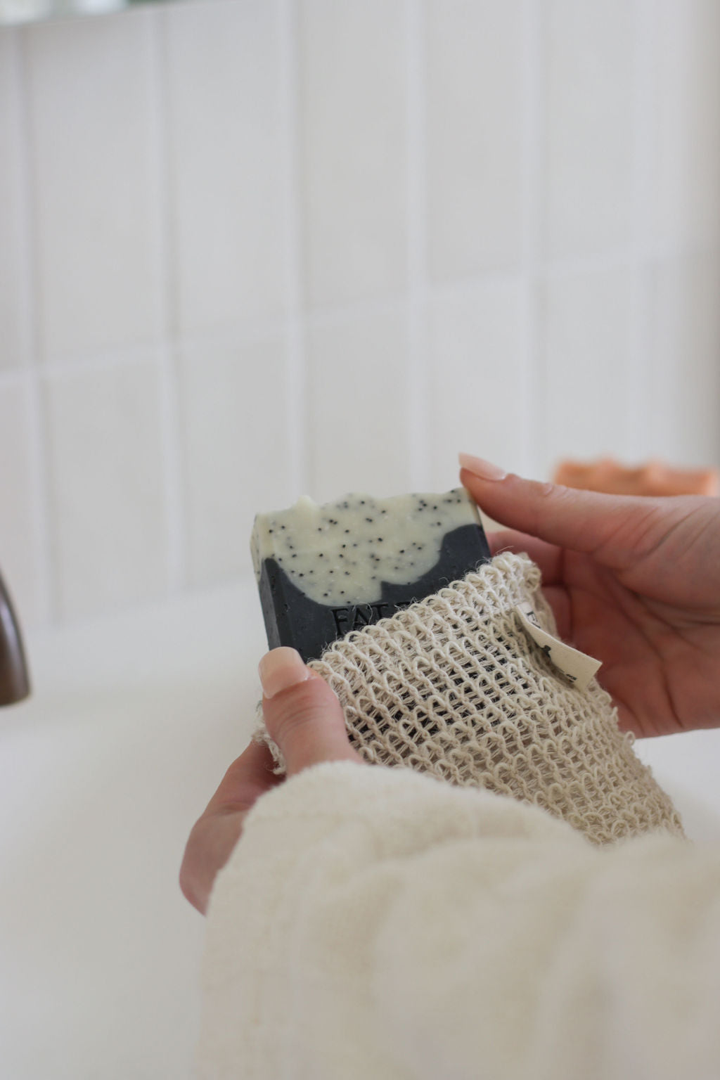 Sisal Soap Pouch