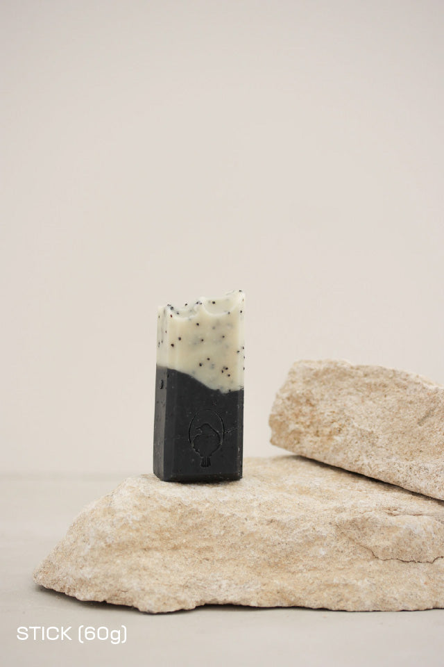 Charcoal and Poppy Seed Soap