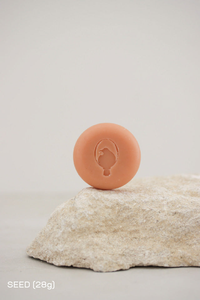 Fat Tui Soap Studio bar soap - Grapefruit, Geranium and Rose Clay - handmade botanical soap NZ