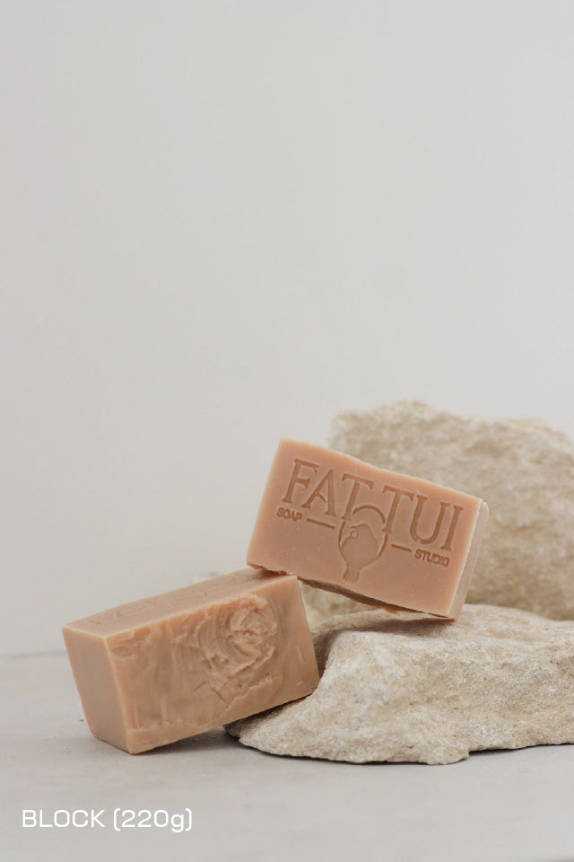 Fat Tui Soap Studio bar soap - Kombucha and Pink Clay - small batch natural soap made in NZ