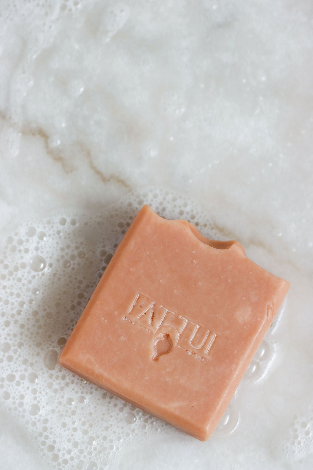 Fat Tui Soap Studio bar soap - Grapefruit, Geranium and Rose Clay - handmade botanical soap NZ