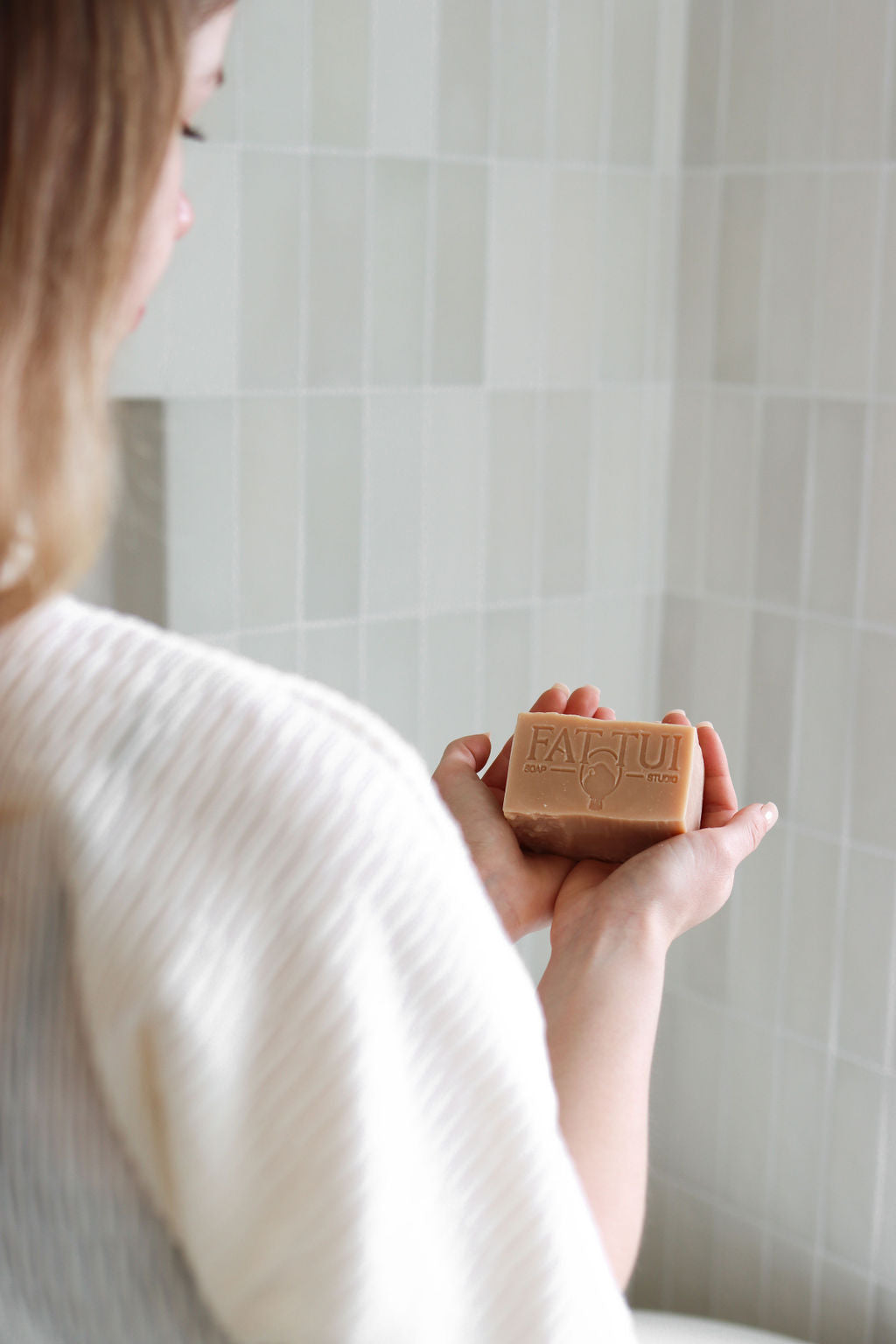 Fat Tui Soap Studio bar soap - Kombucha and Pink Clay - small batch natural soap made in NZ