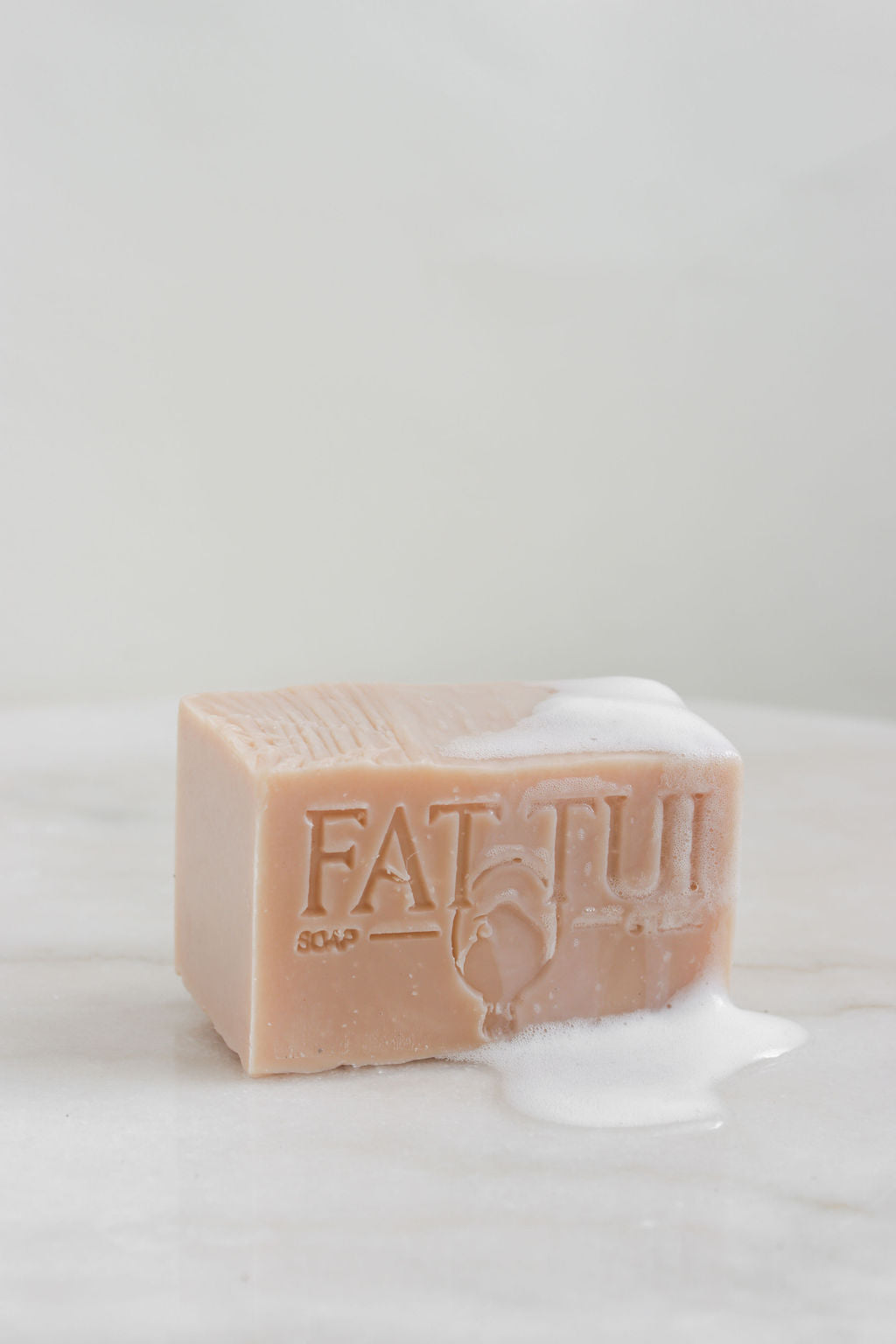 Fat Tui Soap Studio bar soap - Kombucha and Pink Clay - small batch natural soap made in NZ
